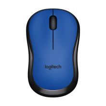 罗技 LOGITECH M220 无线静音鼠标 蓝黑色