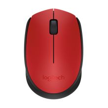 罗技 LOGITECH 无线鼠标M170 红色