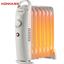 康佳 KH-YT08 小型油丁自动恒温电暖器 7片迷你 白色 （单位：台）