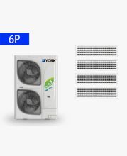 约克 YKOH060HSEKBQ 直流变频中央空调/YES-smart+系列6P一拖三（含安装/铜管) 白 (单位：台）
