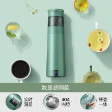 生活元素 I139-H01 便携电热水杯 绿色（单位：个）