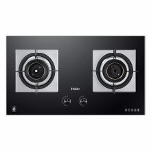 海尔 JZT-QHA93D(12T) 嵌入式双灶燃气灶 (单位:台) 黑色
