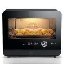美的 PS20C1 家用烤箱 多功能电烤箱20升 专业烘焙 蒸烤一体机 (单位:台) 黑色