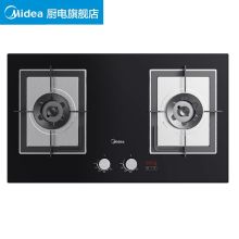 美的（Midea）Q63pro 4.5KW大火力燃气灶家用嵌入灶具煤气灶智能定时一级能效双灶家用炉具 天然气 （单位;台）