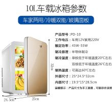 先科 10L 车载小冰箱 香槟金(单位：个）