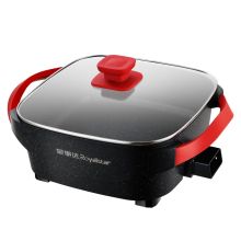 荣事达 HG1631 麦饭石电火锅 黑色（单位：台）