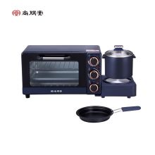 尚朋堂  SPT-ZCJ029 9L 早餐机 多功能三合一家用 多功能用途锅 电煮锅 煎锅 烤箱 烤盘 YC 商务蓝