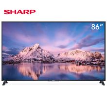 夏普 4T-C86E7CA 平板电视 86英寸 4K超高清HDR10智能语音液晶电视机 86英寸
