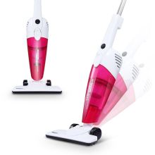 德尔玛 DX128C 迷你手持小型推杆吸尘器 玫红 (单位：台）