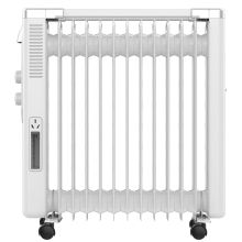 美的/Midea NY2513-16FW油汀大面积速热加宽13片暖气片节能立式 取暖器 白色