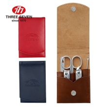777 NTS-6019 11*7*2cm（皮套）指甲钳五件套 咖色（单位：套）