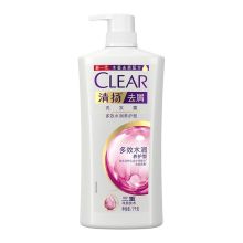 清扬 去屑洗发露多效水润养护型白瓶1KG 单位:瓶
