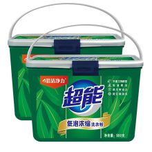 超能 900g超能浓缩天然皂粉 洗衣粉  (单位：瓶)