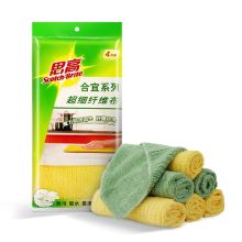 思高 B04 超细纤维清洁布 合宜系列 30*30cm 4片装（单位：袋）