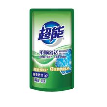 超能 500g 柔顺舒适植萃低泡洗衣液 本色(单位：袋)