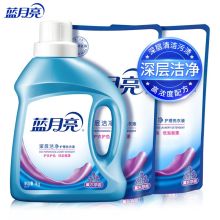 蓝月亮 深层洁净洗衣液套装1kg瓶装+1kg袋装*2 补充装（单位:套）