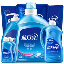蓝月亮 洗衣组合 薰衣草亮白洗衣液（2kg+500g袋*2）+白兰手洗洗衣液（1kg+神器500g+500g袋)+80g旅行装*2 （单位：套）