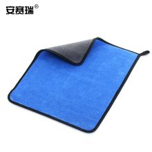 安赛瑞 27069 珊瑚绒抹布 30×30cm 5个装（单位：包）灰蓝