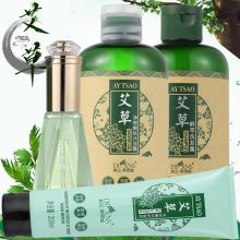 杜兰轩尼丝 艾草洗发水500ML+沐浴露500M+护发乳 200ML(3件套装）艾叶艾草洗发水护发素沐浴露套装（单位：套）