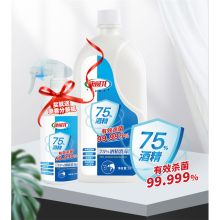 康威龙 1L 酒精75度杀菌免洗手 消毒液（单位：瓶）