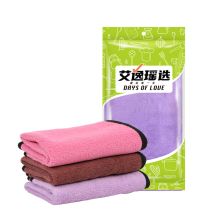 艾逸瑶选 JQ-0086 逸洁双面绒清洁巾3片装 配色(单位：片)