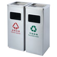 中电鼎润 ZDHT-H34 分类环保垃圾桶 (计价单位：个) 银色