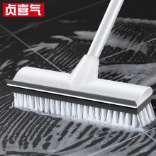 贞喜气 多功能长柄硬毛刷子 黄色（单位：把）