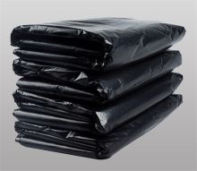 粤优 120*140mm 特厚平口垃圾袋 黑色 50只/扎（单位:扎）
