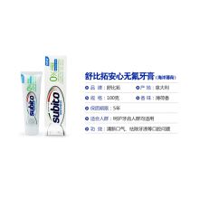 舒比 100g 拓安心无氟牙膏(海洋薄荷) 1件*36支 (单位:支)