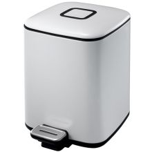 EKO 9388 6L 干湿分类垃圾桶 白色 （单位:个）