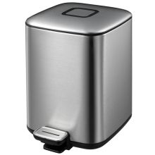 EKO 9388 6L 干湿分类垃圾桶 砂钢 （单位:个）