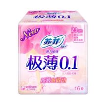 苏菲 极薄0.1卫生巾 16片（单位：包）