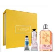 欧舒丹 甜蜜樱花沐浴润手礼盒（沐浴露250ml、润手霜30ml+10ml）新老包装交替发货（单位：套）