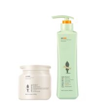 阿道夫/ADOLPH 无硅油洗发水500g+免蒸发膜500g . 洗发乳液 套装
