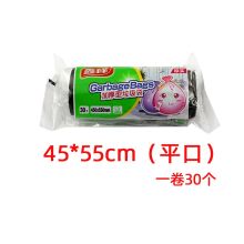 鑫峰一次性平口加厚星型黑色垃圾袋45*55cm（单位：卷）