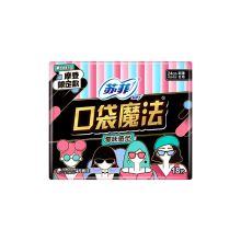 苏菲 口袋魔法零味感240超薄棉柔洁翼型日用18片 单位:包