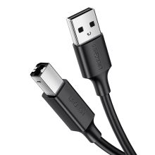 绿联（UGREEN）10328 USB2.0高速打印机线 AM/BM方口接头数据线  3米 黑(单位：根）