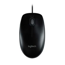 罗技 LOGITECH M100R 有线鼠标黑色