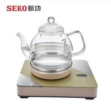 新功 W12自动上水烧水壶 全自动底部上水电热水壶电茶壶 玻璃电水壶家用煮水电茶炉  金色（单位：个）