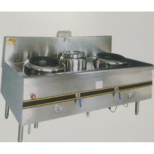 恒兴 双炒 商用耐火砖 燃气灶 双风机 带鼓风灰色（单位：个）