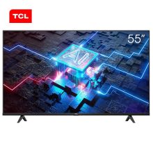 TCL 55F8 55英寸 4K超高清AI语音智能电视 支持多屏互动 (单位:台) 黑色