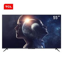 TCL 55D8 55英寸 4K高清全面屏防蓝光人工智能语音电视 (单位:台) 黑色