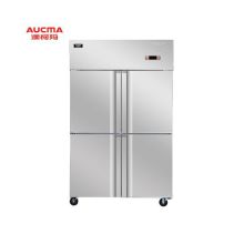 澳柯玛 VCF-1.0D4MT-XA 1040升厨房冰箱双温商用四门立式冷柜 银色（单位：台）
