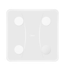 美的（Midea) MS-CF4 家用办公室体重秤电子秤 USB充电蓝牙  白色（单位：台）