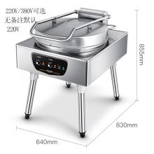 德玛仕  EJB45L-2 220V/380V 商用双面加热电饼铛 银色（单位：台）