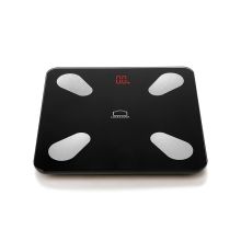 乐扣乐扣 LSC-B110FU 26*26*2cm LED数字显示多功能家用脂肪秤 黑色(单位：台）