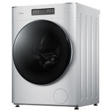 美的 MD100T1WDQC 10公斤 全自动滚筒智能洗烘一体机 巴赫银 （单位：台）