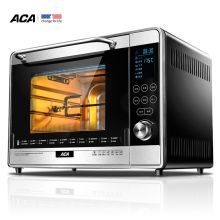 北美电器（ACA）ATO-36A8 电烤箱家用 36L电子式 高端智能电脑控制 银白 （单位：台）