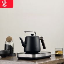 鸣盏 MZ-035 电热水壶 玻璃电茶壶自动上水桌面茶吧机 黑色