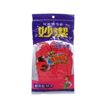 妙洁 0190 乳胶手套 绒里手套中号 单位:付
